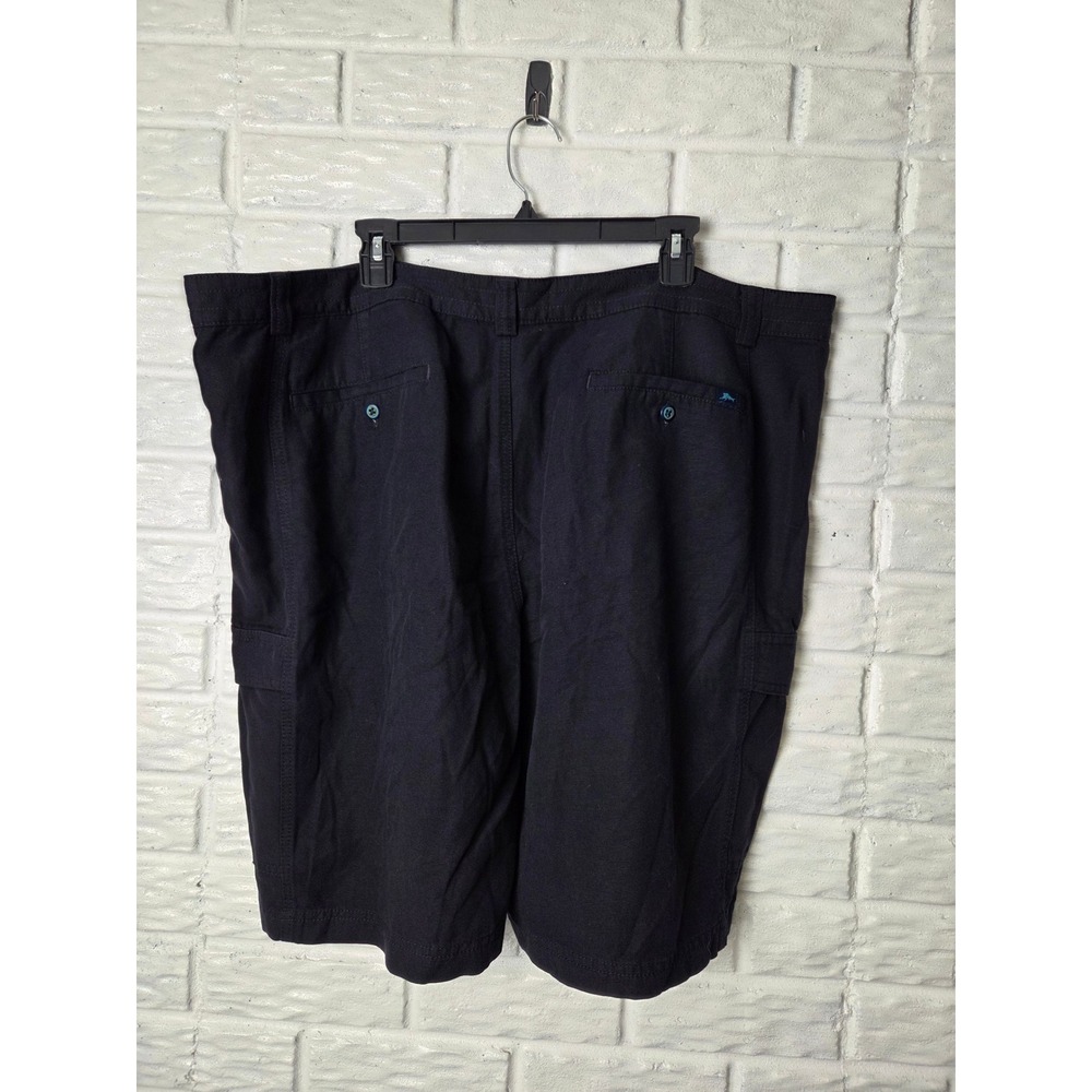TOMMY BAHAMA Relax Casual shorts Men's size 44 Lyocell Cotton Black - Picture 2 of 6